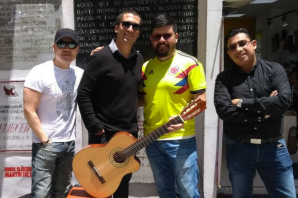 Carlos Pinto, Jairo Timarán, Javier Moreno y Aldemar Moreno, integrantes de Babel. / Cortesía