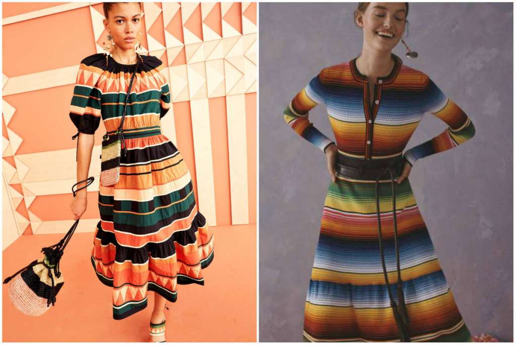 El Gobierno de México pidió a la firma Carolina Herrera una explicación por el uso de diseños y bordados de pueblos originarios. La nueva colección, dice la firma "se inspira en unas alegres y coloridas vacaciones latinas, el amanecer de Tulum, las olas en José Ignacio, el bailar en Buenos Aires o los colores de Cartagena". / Carolina Herrera oficial