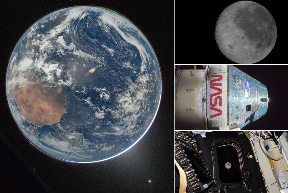 Estas son algunas de las mejores imágenes que ha dejado la misión Artemis 2, en su viaje hacia la Luna.