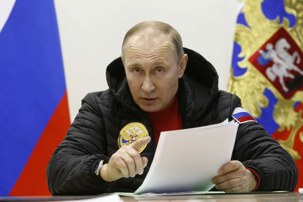 El presidente de Rusia reprobó la ofensiva de Estados Unidos sobre una base aérea siria. / AFP.