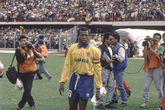 Faustino Asprilla, exdelantero de la selección de Colombia.