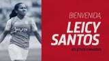 Atlético de Madrid le dio la bienvenida a Leicy Santos