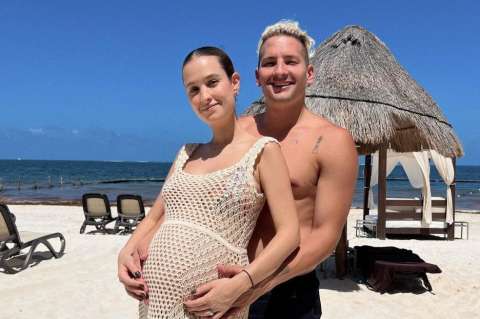 Foto: nació Apolo, hijo de Mau Montaner y su esposa Sara Escobar