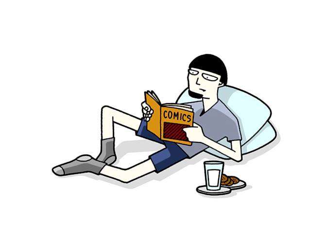 Una de las imágenes de las historietas de Truchafrita, que hacen parte de la cuarta versión de Cuadernos Gran Jefe. / Cortesía