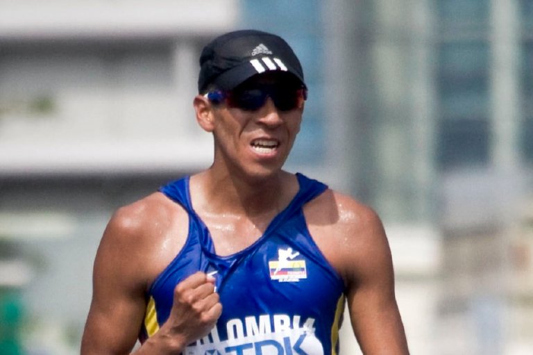 Luis Fernando López, el primer colombiano en el podio de un Mundial de Atletismo
