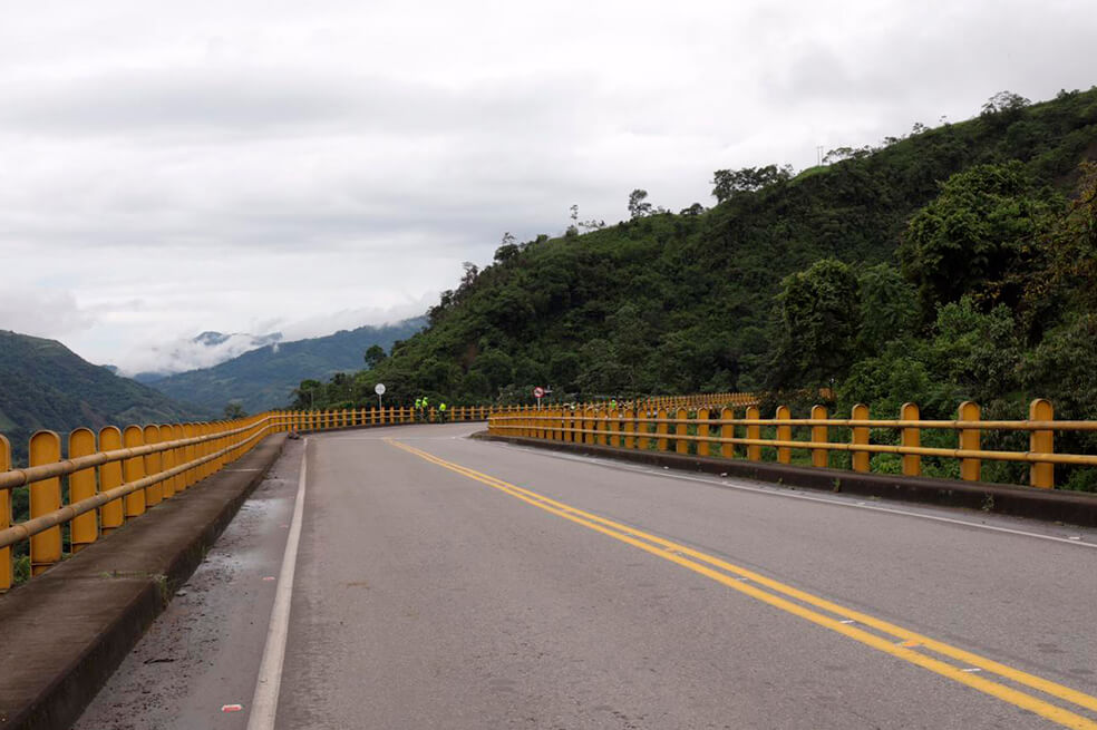 Puente Los Grillos, ubicado en la vía entre Sogamoso y Aguazul. / Cortesía - MinTransporte