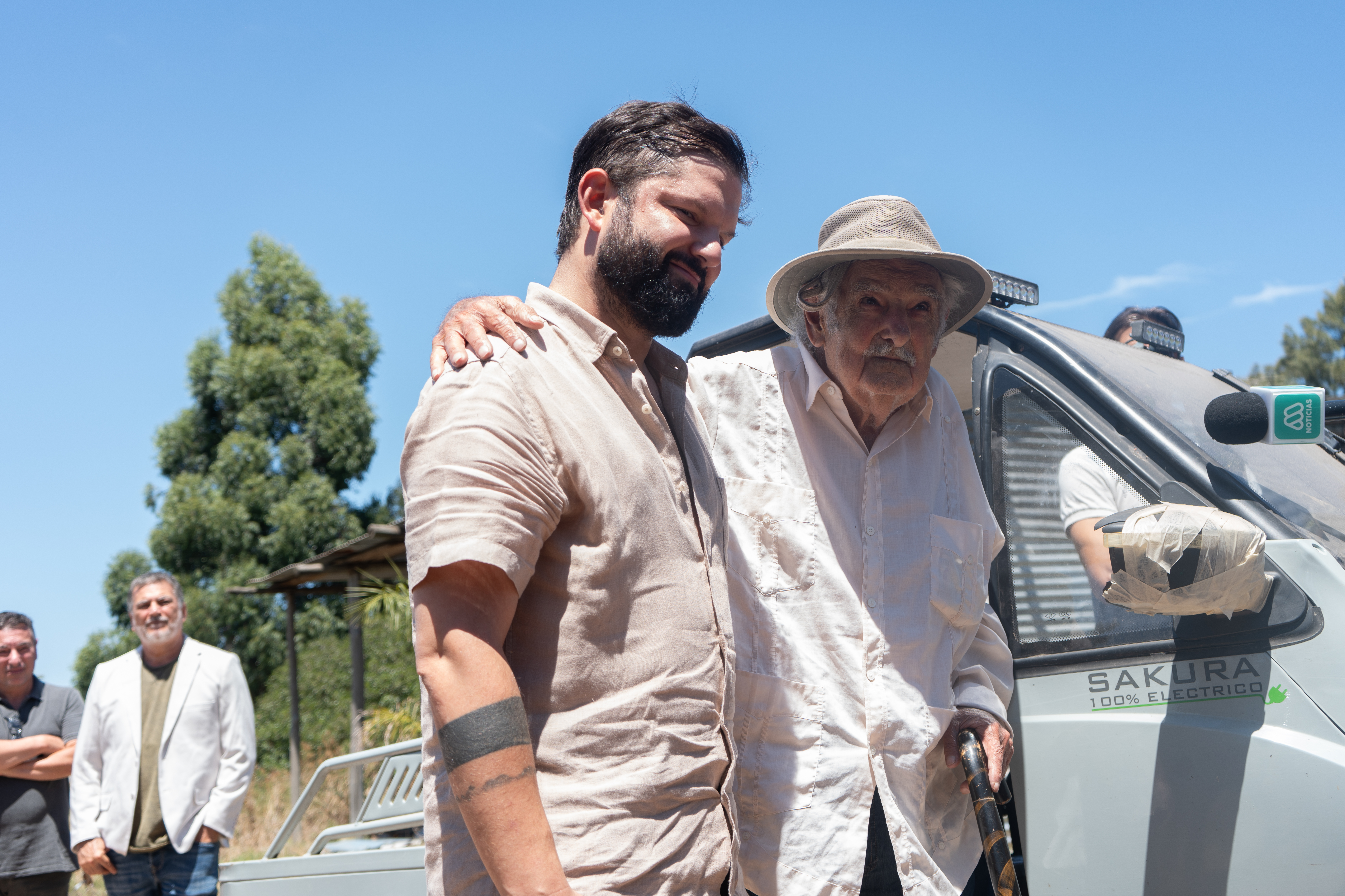 Pepe Mujica con líderes Mundiales