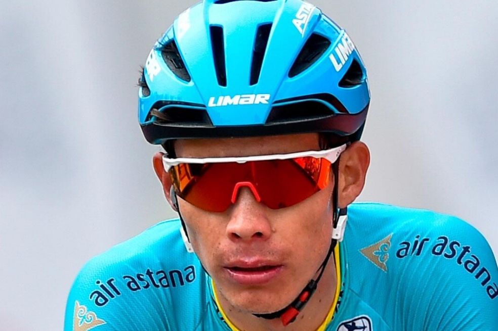 Miguel Ángel 'Supermán' López está en el Top 10 de la Tirreno Adriático 2022.
