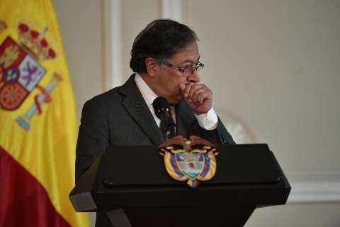Gustavo Petro canceló su agenda este jueves, al parecer por un cuadro de gripa