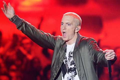 Con 8.818, Eminem es el artista con mayor cantidad de palabras en sus canciones