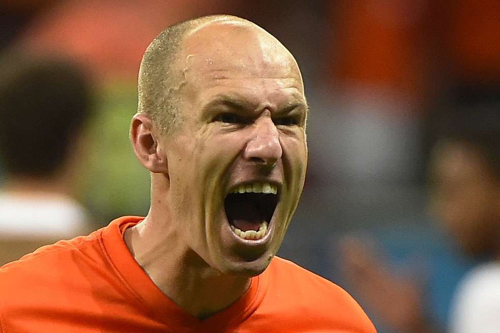 Arjen Robben, la figura de la selección de Holanda. / EFE