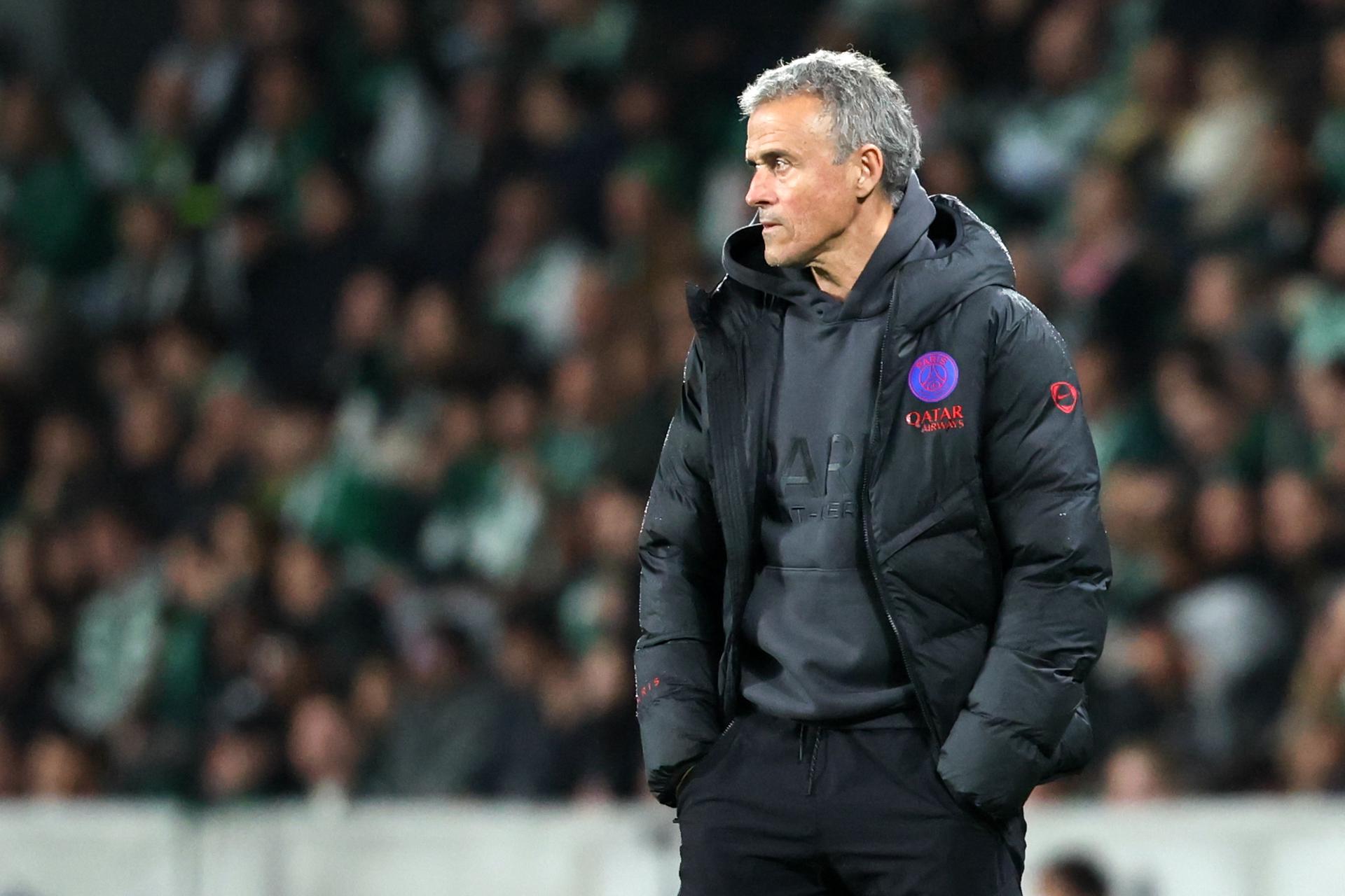 Lisbon (Portugal), 20/01/2026.- Paris Saint-Germain head coach Luis Enrique during the UEFA Champions League soccer match against Sporting held at Alvalade Stadium, in Lisbon, Portugal, 20 January 2026. (Liga de Campeones, Lisboa) EFE/EPA/ANTONIO COTRIM