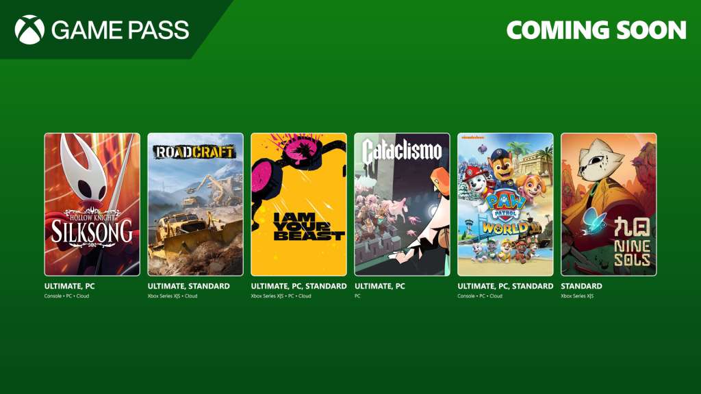 Seis de los mejores videojuegos que llegan al catálogo de Xbox Game Pass durante la segunda mitad de septiembre de 2025.