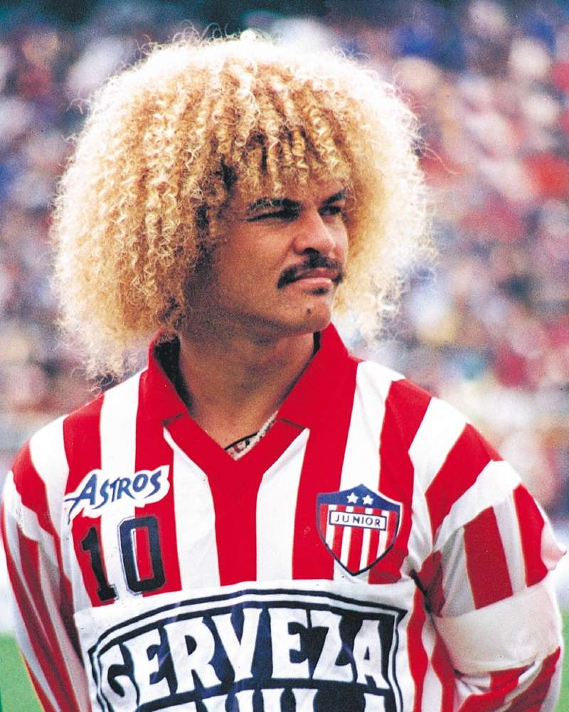  Carlos El Pibe Valderrama jugó en Junior entre 1993 y 1995.