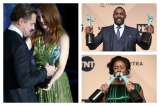 Idris Elba y Leonardo DiCaprio, los ganadores de los premios SAG