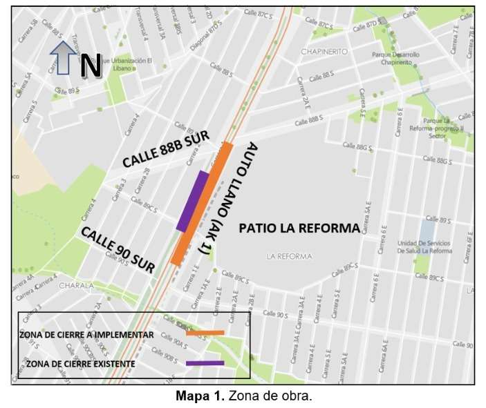 El cierre iniciará este viernes 10 de marzo y finalizará el 30 del mismo mes.
