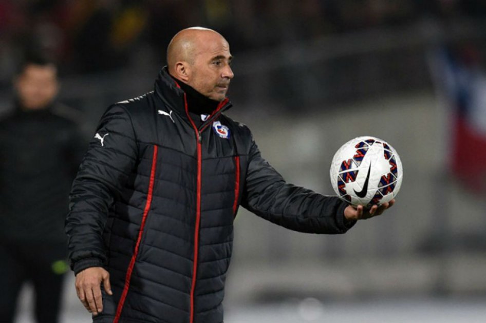 Jorge Sampaoli, entrenador de la selección chilena. Foto: AFP