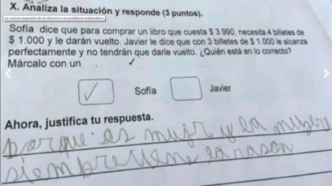 La curiosa respuesta de un niño que dejó sin palabras al profesor