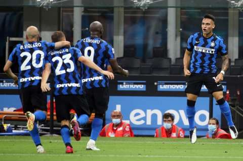Lautaro Martínez sentenció la victoria 2-0 del Inter frente al Napoli