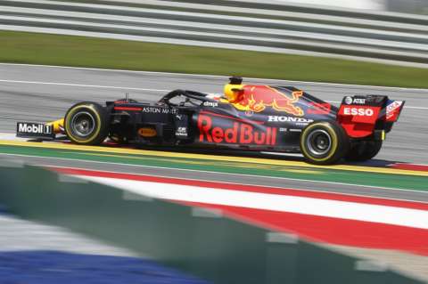 Verstappen fue el más rápido en las pruebas libres del GP de Estiria