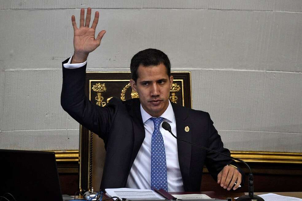 Juan Guaidó, jefe del Parlamento venezolano, autonombrado presidente interino de Venezuela, reconocido por más de 50 países. / AFP