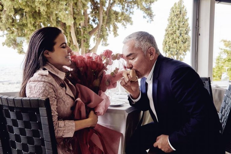 César Millán se compromete con Jahira Dar