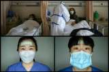 Así quedan los rostros del personal médico de Corea del Sur que lucha contra el coronavirus
