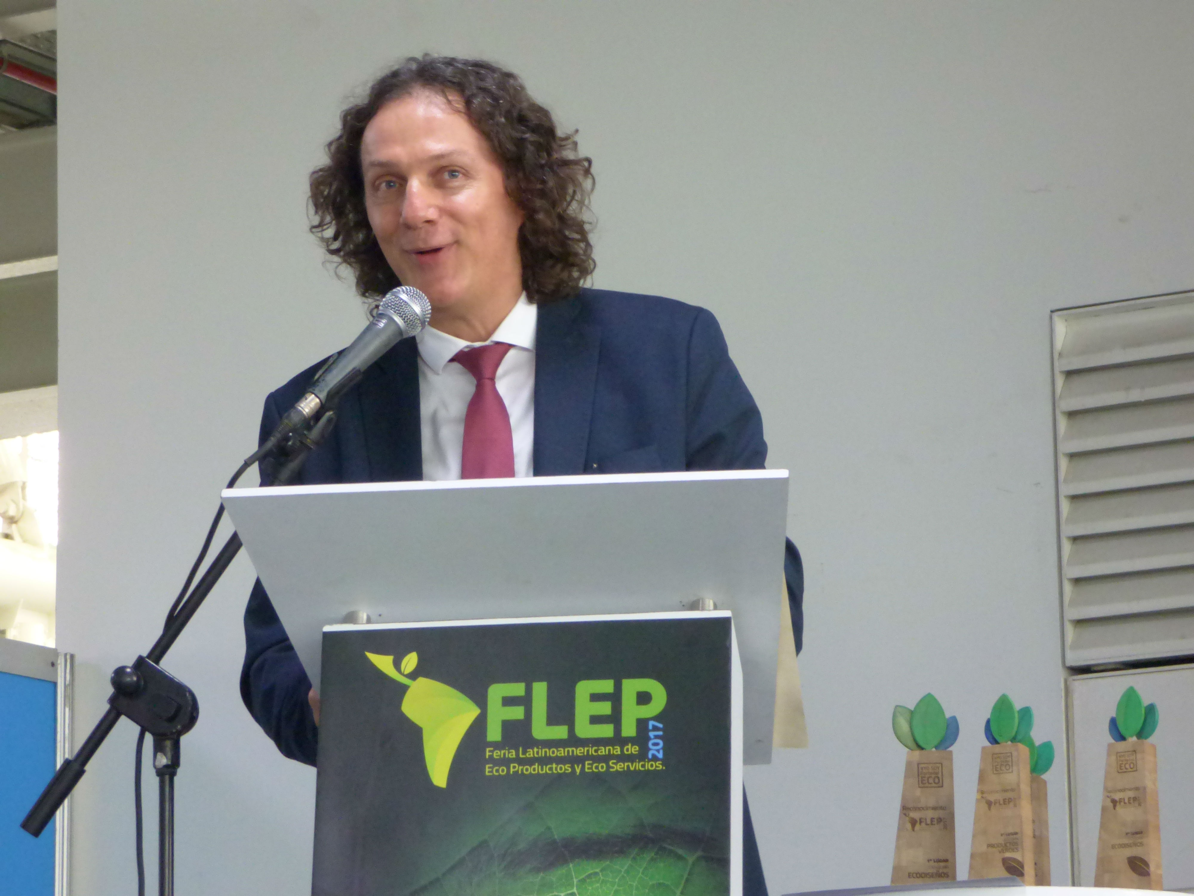 Jaime Arboleda, subdirector del Centro y Tecnología de Antioquia y director de la feria FLEP. / Cortesía