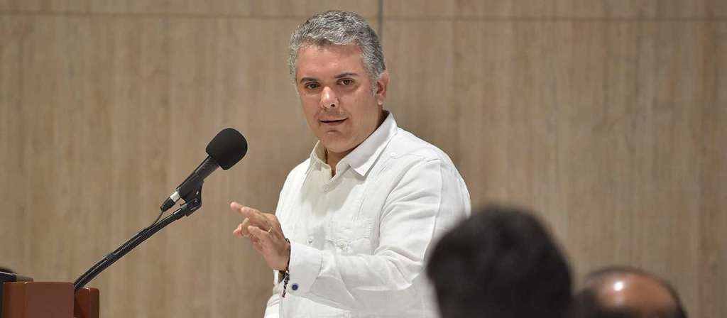 Duque en el Congreso de Fenalco en Cartagena.