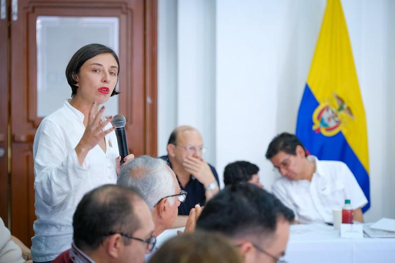 Martha Carvajalino, ministra de Agricultura.