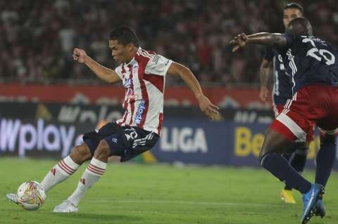 En el debut de ‘Juanfer’, Júnior empató a un gol con Medellín