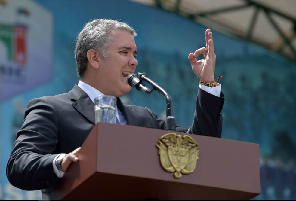 Cuando se le ha preguntado al presidente Duque sobre el proyecto que extendería su mandato, él se ha limitado a responder que fue elegido hasta el 7 de agosto de 2022. 
