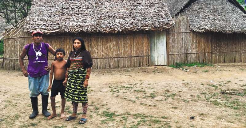 La comunidad dule de Arquía está ubicada a dos kilómetros de territorio panameño y colinda con los resguardos de Púcuro y Paya en ese país. / Cortesía