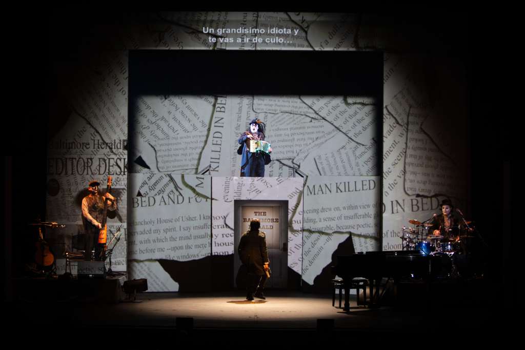 Uno de los actos de 'Edgar Allan Poe’s Haunted Palace', del trío británico The Tiger Lillies.