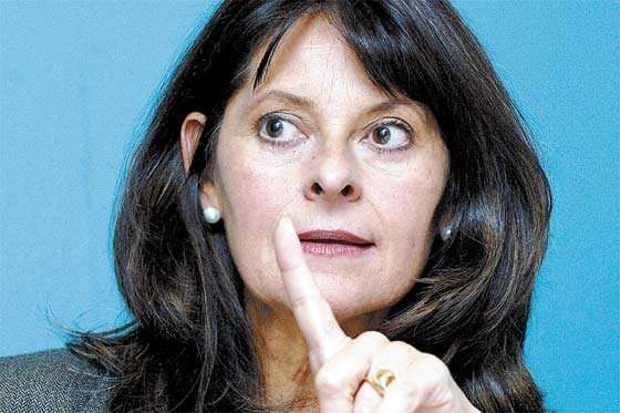 La exministra Marta Lucía Ramírez.