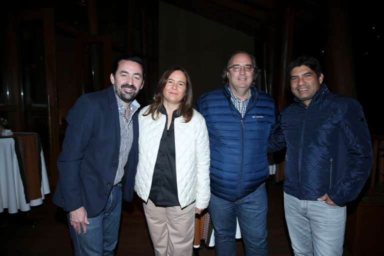 Maximiliano Pazo, Andrea Marchiori, Luis Barraud y Ricardo Flórez