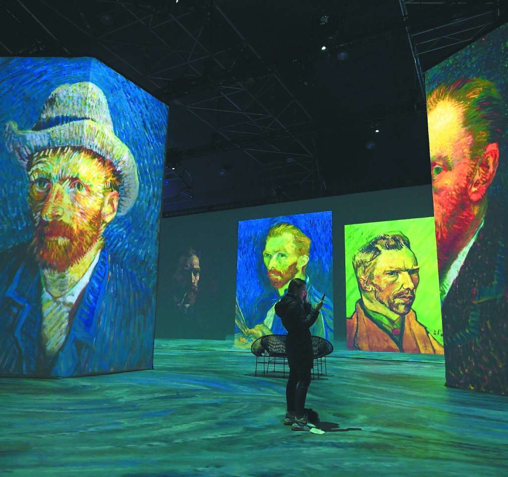 La exhibición ‘Beyond Van Gogh’ fue  idea de un grupo de creativos canadienses. /Mauricio Alvarado
