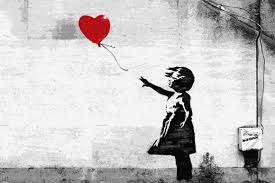 Niña con globo, la obra que destruyó Banksy a comienzos de octubre pasado en una subasta de Sotheby´s.  / Cortesía