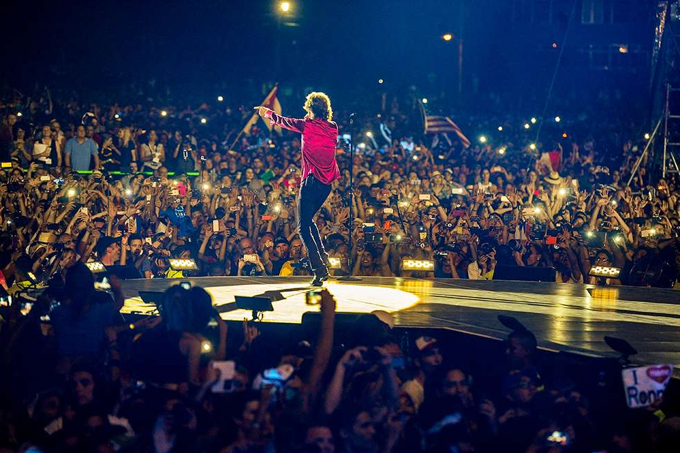 Los Rolling Stones en su gira "A Bigger Bang Tour" lograron reunir a más de cuatro millones de personas.