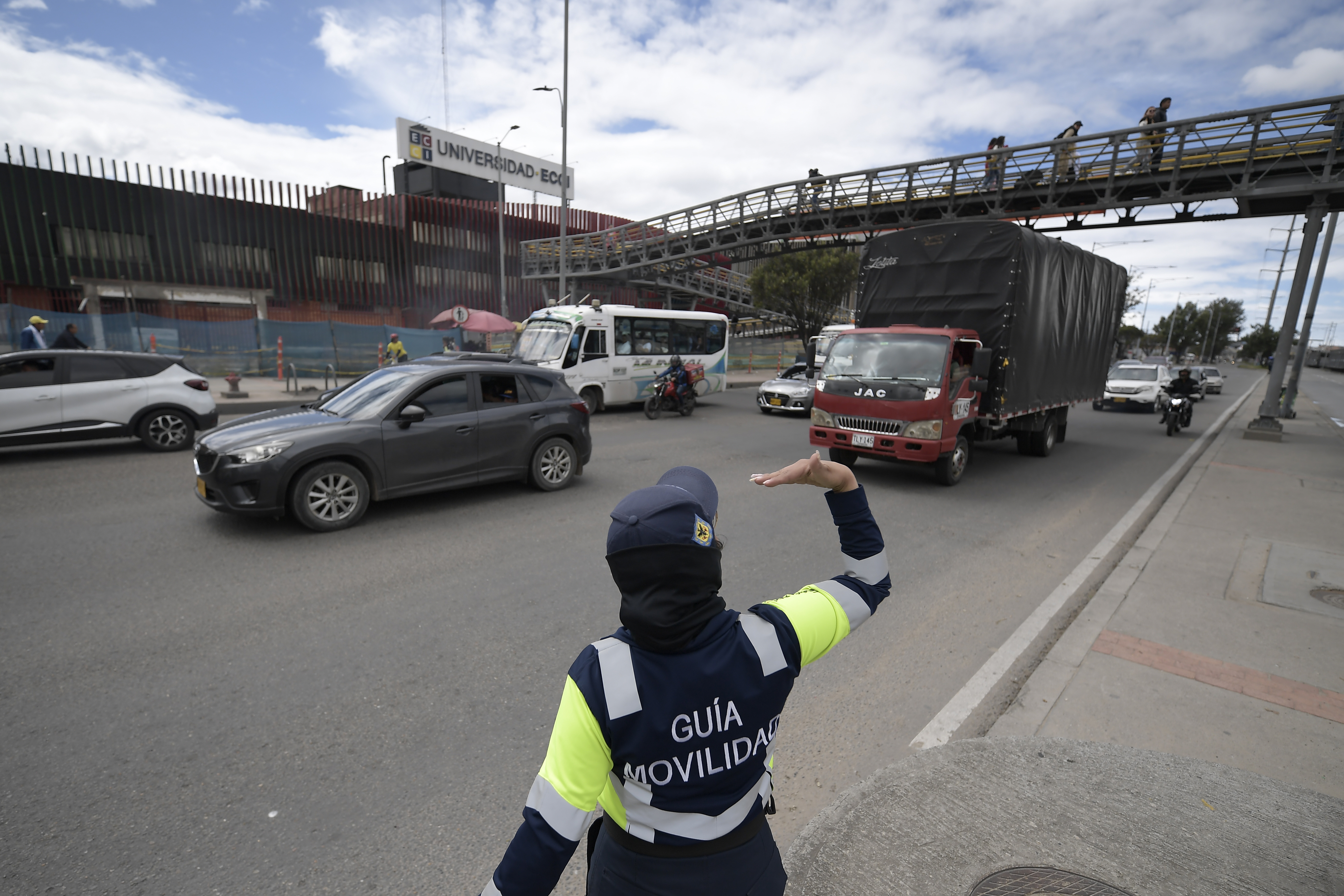 Aspectos del primer plan retorno del año por la autopista sur de Bogotá y el municipio de Soacha