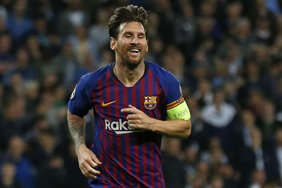 Lionel Messi lideró al Barcelona en Wembley. / AFP