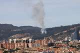 Bomberos logran apagar incendio en los cerros orientales de Bogotá