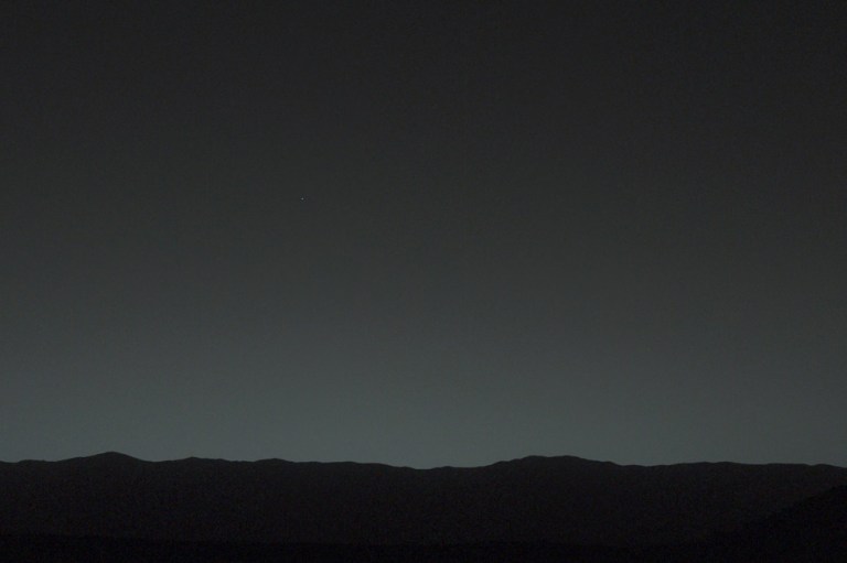 La Tierra vista desde Marte
