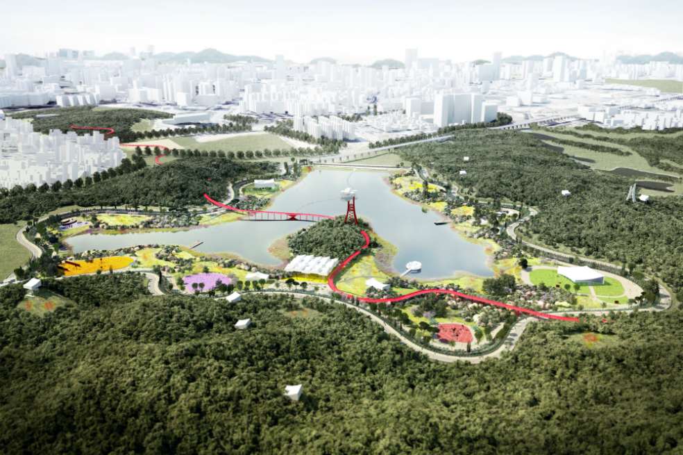 El parque que va a intervenir la firma es seis veces más grande que el Parque Central Simón Bolívar en Bogotá. / Cortesía - Taller Arquitectos
