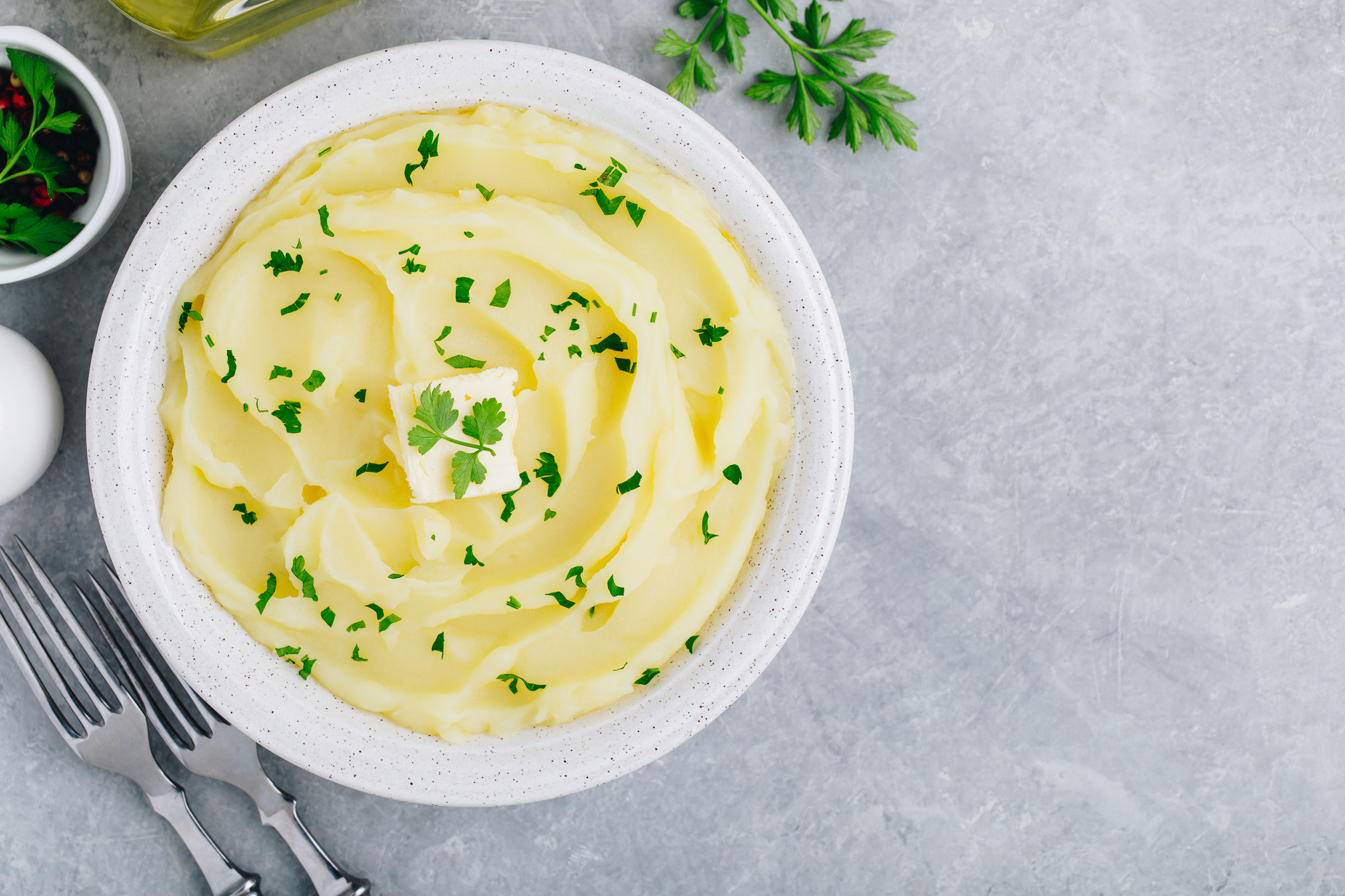 Puré de papa con queso