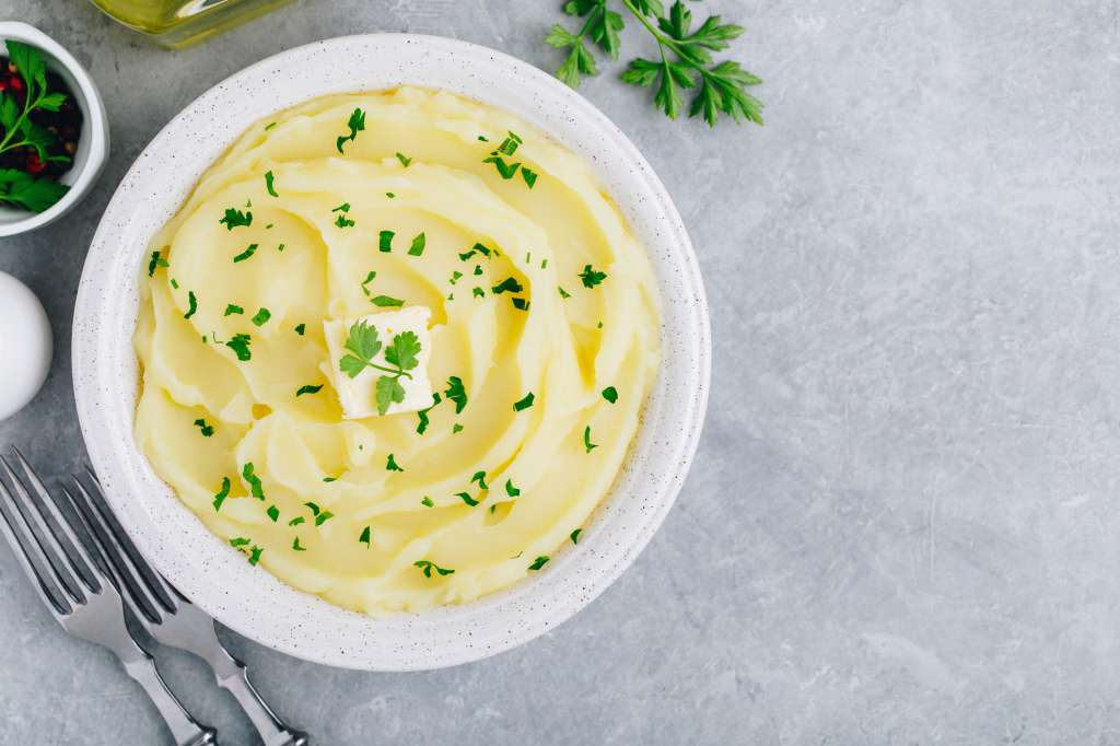 Puré de papa con queso