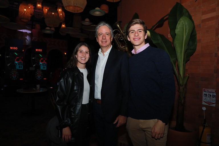 Andrea Glauser, Nicolás Glauser y Julián Glauser