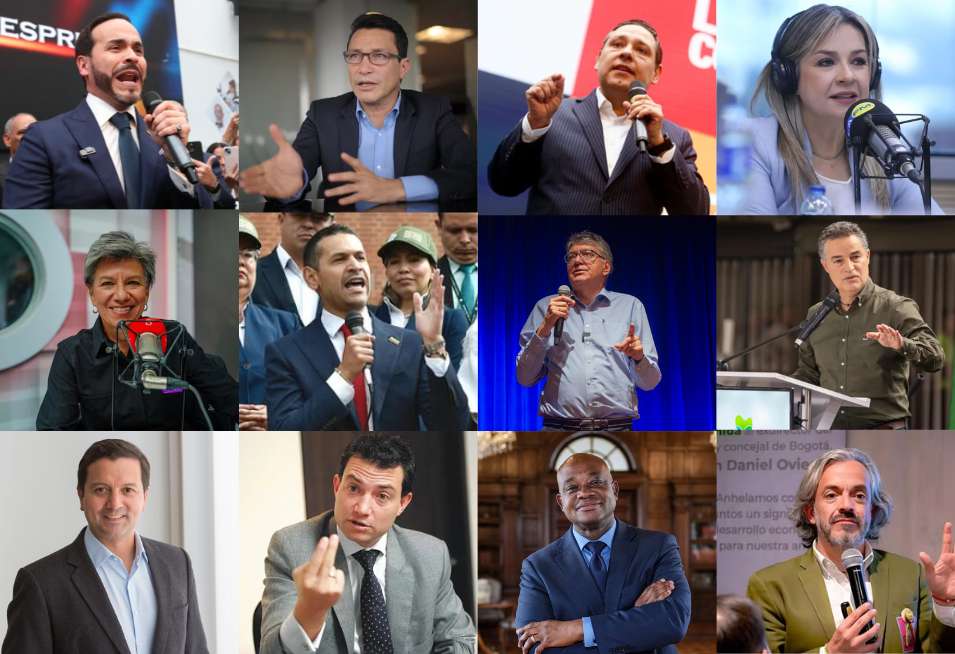 Al rededor de 16 precandidatos presentaron firmas ante la Registraduría Nacional.