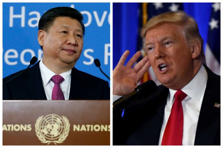 El presidente chino, Xi Jinping, y el mandatario estadounidense, Donald Trump. / AFP