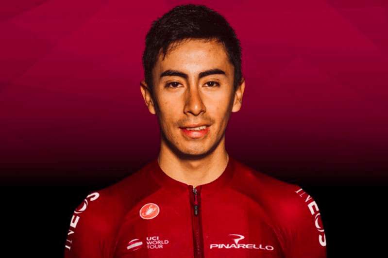 Iván Ramiro Sosa, ciclista colombiano del equipo Ineos. / Ineos